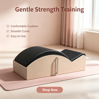 Chaise de Pilates MJD M501C en bois d'érable, correcteur de colonne vertébrale durable, ensemble de cinq pièces, machine de Pilates portable, équipement de gym, boîte de yoga