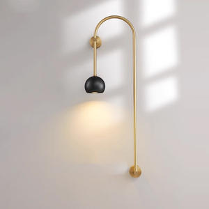 Nordic Designer <b>Modern</b> Minimalist LED Long Strip Wall <b>Lamp</b> Villa Model Room Living Room Bedroom <b>Bedside</b> - Product Image 6