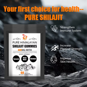 Gummies de Shilajit Pur de l'Himalaya les Plus Vendues avec Extrait de Panax Ginseng et Extrait d'Anacyclus Pyrethrum pour Maintenir l'Immunité - Product Image 5