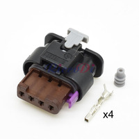 Connecteur automobile étanche 4 broches (femelle ou mâle) pour capteur de température et de pression, 1,2 mm, pour voiture