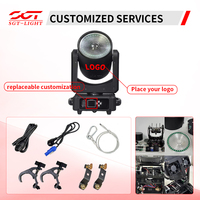 Nouvel Arrivage Projecteur LED Wash à Tête Mobile Professionnel 150W RGBW 4-en-1 avec Zoom, Effet Zoom RGBL DMX512 pour Église, Théâtre, Scène