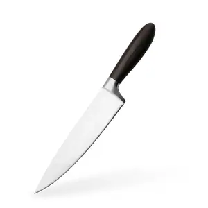 Pro Chef's Messer mit einer Dicke von 8 Zoll bis 2,5 mm und einem carbonisierten Bambusgriff