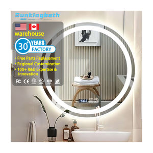 Defogger กระจกอัจฉริยะติดผนัง,กระจกอัจฉริยะติดในห้องน้ำ Led กระจกทางเดินโรงแรมพร้อมไฟอัจฉริยะ - Product Image 1