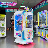 Console de jeu d'arcade commerciale Naughty Dog, machine à grue personnalisée pour un joueur, machine à cadeaux en métal à monnayeur, garantie 1 an