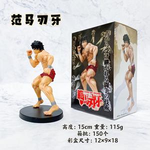En stock : 6 figurines d'action <span class=keywords><strong>Anime</strong></span> BAKI, figurines Hanma, modèles en PVC, jouets - Product Image 2