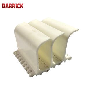 800-serie POM modulaire transportband met lepelvormige schotten, duurzame kunststof transportband met noppen voor voedselverpakkingslijnen - Product Image 2