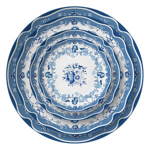 Plato de Cerámica Azul y Blanco con Diseño Floral Moderno y Lujoso, Estilo Vintage para Cocina, Hogar, Bodas - Product Image 2