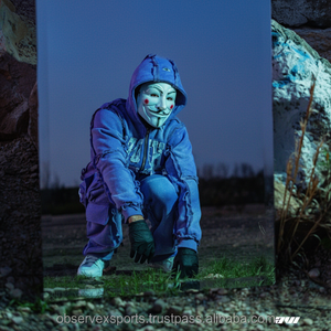 Sudadera con capucha y pantalones de chándal de algodón con estampado de abullonado en 3D y logotipo personalizado, chándal para hombre, conjunto de chándal para correr - Product Image 1