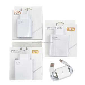 Juego de cargador 33W 67W 120W, carga rápida de segunda generación para xiaomi 13 pro note 12 k60, Cargador USB C Android con cable 6a tipo C - Product Image 3