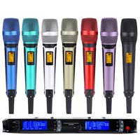 Micrófono Inalámbrico de Mano Profesional SKM9000 de Alta Calidad True Diversity Sistema de Karaoke UHF