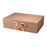Boîte cadeau personnalisée avec logo de marque XF, en promotion, avec ruban et aimant carré, emballage cadeau en papier biodégradable pour coffrets cadeaux