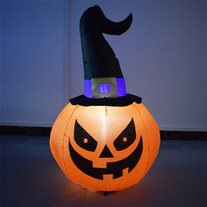 Inflables <span class=keywords><strong>de</strong></span> Halloween <span class=keywords><strong>de</strong></span> 4 pies, decoraciones al aire libre, calabaza inflable <span class=keywords><strong>con</strong></span> <span class=keywords><strong>sombrero</strong></span> <span class=keywords><strong>de</strong></span> <span class=keywords><strong>bruja</strong></span> <span class=keywords><strong>con</strong></span> <span class=keywords><strong>LED</strong></span> incorporados - Product Image 4