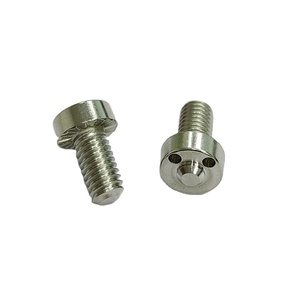 M5 M6 M8 # 8-32 # <span class=keywords><strong>Vite</strong></span> di sicurezza antifurto a <span class=keywords><strong>2</strong></span> fori in acciaio inox 304 316 personalizzata 10-32 1/4-20, tipo Snake Eye, resistente alle manipolazioni - Product Image 1
