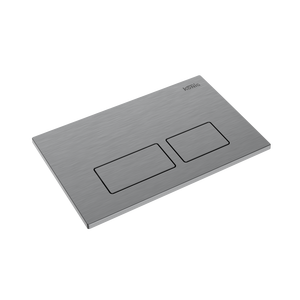 Placa <span class=keywords><strong>de</strong></span> descarga <span class=keywords><strong>de</strong></span> plástico ABS negro mate con <span class=keywords><strong>doble</strong></span> botón, apta para <span class=keywords><strong>cisterna</strong></span> oculta - Product Image 3
