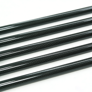 Tube en fibre de carbone 22 mm 3K, tissage uni/twill, léger, haute résistance, diamètre personnalisé pour détecteur de métaux ED, tige de <span class=keywords><strong>poteau</strong></span> - Product Image 2