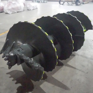 Tiges droites adaptées aux équipements, avec dents plates ou dentées, utilisées pour la construction de fondations en pieux. - Product Image 2