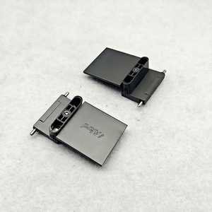 บานพับแบบซ่อน Akrd F1 ผลิตจากโลหะผสมสังกะสี ขนาด 35 มม. สำหรับประตูกระจกกรอบอลูมิเนียม ตู้เสื้อผ้า หมุนได้ 270 องศา ปิดแบบนุ่มนวล เงียบ ปรับได้ - Product Image 1