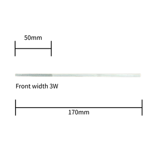 Lima Plana Profesional OEM con Recubrimiento de Diamante, para Acabado de Moldes Industriales, Trabajo de Laboratorio Dental, Procesamiento de Superficies de Materiales Duros - Product Image 1