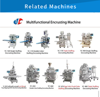 Nouvelle Machine Automatique Multifonctionnelle en Acier Inoxydable pour la Fabrication de Biscuits et l'Encrustage de Pâtisseries, 20-120 pièces/min, Boîtier en Bois