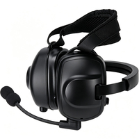 PMLN7468 PMLN7465 MLN6854 MLN6854A Headset Headphone Tugas Berat di Belakang Kepala Cocok untuk Radio Motorola DP1400, CP200d, DEP450