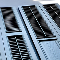 Persianas de Madera, Contraventanas Interiores, Persianas Venecianas Personalizadas para Hotel, Villa, Apartamento, Sala de Estar