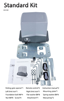 Kit Moteur Automatique Industriel Robuste pour Portail Coulissant 600kg AC 220V avec Contrôleur d'Accès Intelligent