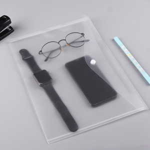 Biểu tượng tùy chỉnh in ấn tái sử dụng A4 rõ ràng nhựa thư mục tập tin túi phong bì nhựa rõ ràng nhựa thư mục hoặc tài liệu - Product Image 3