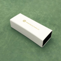 Étui à lunettes pliable personnalisé avec logo, boîte de rangement carrée pliable pour lunettes de soleil, boîte d'emballage portable pour lunettes