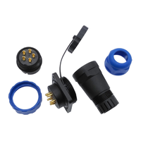 Connecteur circulaire étanche WEIPU SD28 IP68 pour câble, prise mâle droite en plastique 2P 4P 3P 5P 12P pour alimentation industrielle