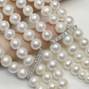 Moda Çok Katmanlı Tatlı Su İncisi Kolye, Omuzları Açık Resmi Elbiselerle Mükemmel Uyum, Dropshipping Mevcut. - Product Image 6