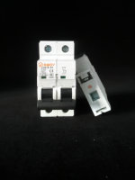 Disjoncteur MCB de type JVM16-63 1P B/C/D, montage sur rail DIN 35 mm, norme IEC, protection électrique domestique/commerciale/industrielle