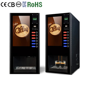 Freshly Brewed <b>Fully</b> <b>Automatic</b> Dispenser Coin Payment System Hot Commercial <b>Coffee</b> Vending <b>Machine</b> with Autometic Cup Dispenser - Product Image 1