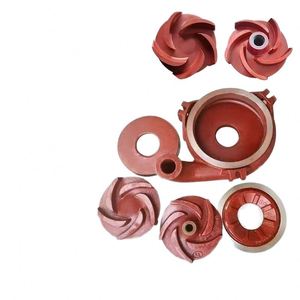 Accesorios para bombas de lodos con impulsor de aleación de alto cromo, componentes de desbordamiento de voluta para bombas sumergibles de tipo cerrado, cuerpo de bomba con impulsor - Product Image 4