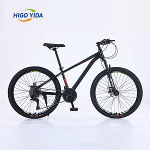 Vélo de montagne HG-A04, fabricant, 26 <span class=keywords><strong>pouces</strong></span>, <span class=keywords><strong>27</strong></span> vitesses, acier à haute teneur en carbone, vélo de montagne tout-terrain, vélo à amortisseur pour adulte de 120 kg - Product Image 1