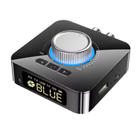 Adaptateur audio sans fil pour voiture avec écran LED, récepteur-émetteur stéréo 5.4, prise jack 3,5 mm, RCA, carte TF, USB Type-C