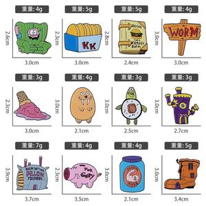 Aperitivos divertidos <span class=keywords><strong>de</strong></span> animación <span class=keywords><strong>de</strong></span> comedia familiar, alfileres <span class=keywords><strong>de</strong></span> esmalte enlatado, broche artesanal <span class=keywords><strong>de</strong></span> Metal, insignia, joyería, jarabe <span class=keywords><strong>de</strong></span> <span class=keywords><strong>Chocolate</strong></span>, Krabby Patty Can - Product Image 5