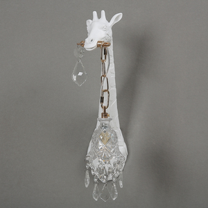 आधुनिक रचनात्मक जिराफ कला दीवार नई शैली ग्लास होम लिविंग रूम होटल प्रवेश द्वार सजावट व्यक्तिगत बेडसाइड दीवार - Product Image 3