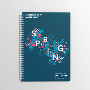 <span class=keywords><strong>A5</strong></span> Xoắn Ốc Tông Bìa Cứng Máy Tính Xách Tay-Biểu Tượng Tùy Chỉnh Mùa Xuân Hoa Kế Hoạch Tùy Chỉnh Tạp Chí - Product Image 3