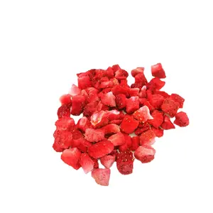 Vacuum cooling fruit concentrate flavour fresh freeze dried strawberry chips