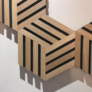 2025 últimos modelos de paneles acústicos de madera hexagonales de madera natural para sala de eventos - Product Image 4