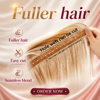 Extensions de cheveux humains Remy vierges chinois de qualité salon, trame simple en PU, trame double tirée, couleur personnalisable