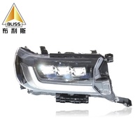 Promotion : Bande lumineuse laser pour phares de voiture, modifications d'éclairage FQD100, feux LED d'origine pour Toyota Land Cruiser 2016-2021