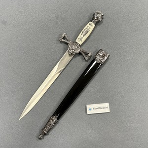 Épée Cérémoniale SM3R Chef-d'Œuvre en Acier au Carbone, Médiévale et de Collection, pour Affichage, Utilisations Renaissance et Cosplay, avec Fourreau - Product Image 1