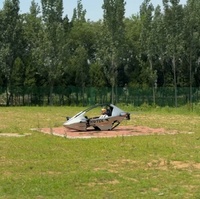 YIVTOL S ZERO, véhicule aérien à pilote unique, 55 minutes d'autonomie, 120 kg, nouvelle conception en fibre de carbone pliable, caméra 4K, EVTOL, positionnement GPS, voiture volante
