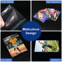Protège-cartes pour cartes de sport et de jeu, ultra-transparents, 66x91mm, protège-cartes Penny TCG pour cartes Yugioh