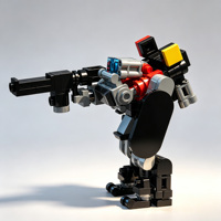 Kit de Ladrillos de Construcción Creativos STEM Fortify Defense, Unidad Defensora de Torres, Robot Mecha, Bloques de Construcción DIY, Juego de Regalo para Niños