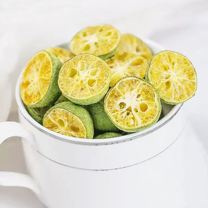 Bulk High Quality <span class=keywords><strong>Freeze-dried</strong></span> Verde Kumquat FD Verde Qumquat Fatias Chá Congelar Frutas Secas Chá Lapid-Kumquat - Product Image 4