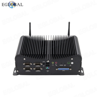 Computadora Industrial sin Ventilador EGLOBAL, Intel Core I3-6157U, DDR4, MSATA SSD, Win10, 6*COM, 6*USB, VGA, HD, 2.5GLAN, Linux, Mini PC Integrado
