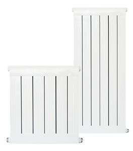 Chất lượng cao Anthracite phẳng dọc Bảng điều khiển tản nhiệt 1800mm Bảng điều khiển duy nhất đôi Bảng điều chỉnh thiết kế bơm nhiệt sưởi ấm tản nhiệt - Product Image 3