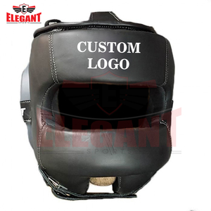 2024 Custom Logo <b>Head</b> Guard Boxing Guard for Fighting <b>Training</b> Genuine Leather <b>Head</b> Guard - Product Image 5